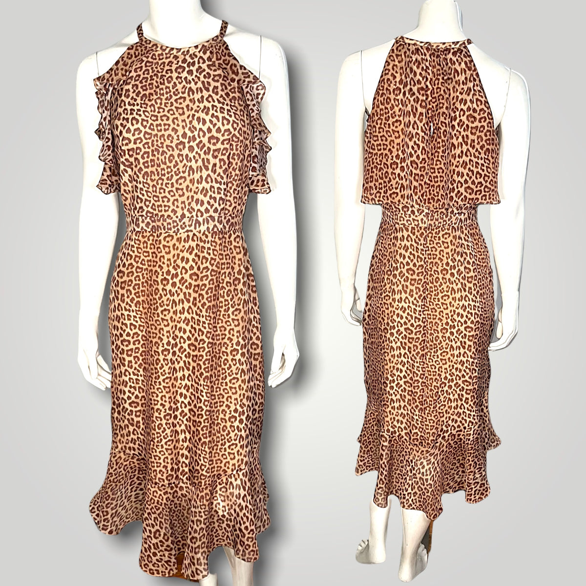 RACHEL ZOE Leopard Print Silk Dress (US 4) – Debra St. James