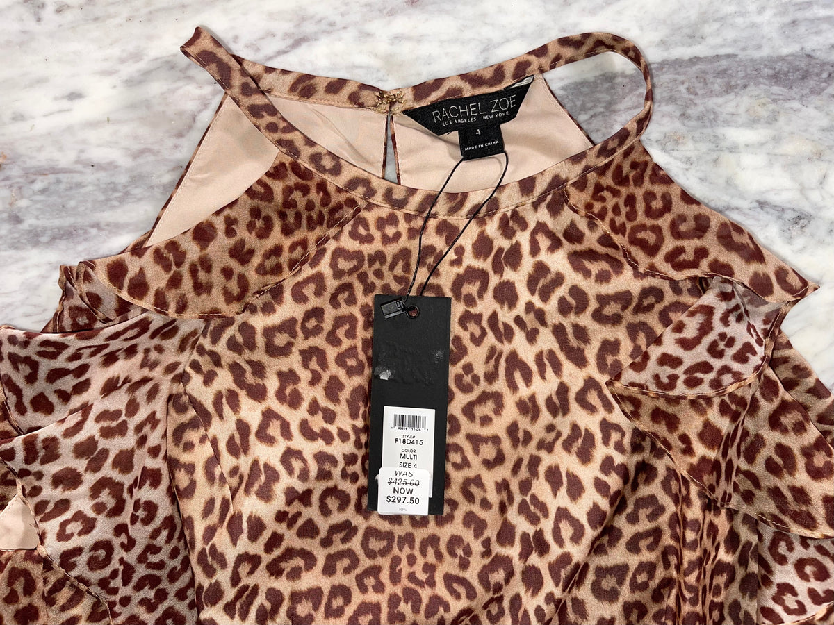 RACHEL ZOE Leopard Print Silk Dress (US 4) – Debra St. James