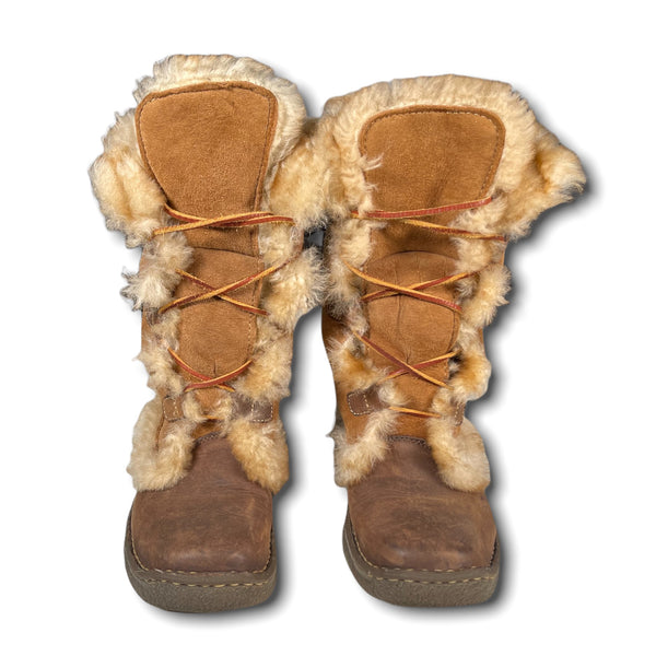 B.O.C By Born Brown Shearling Boots (US 9)