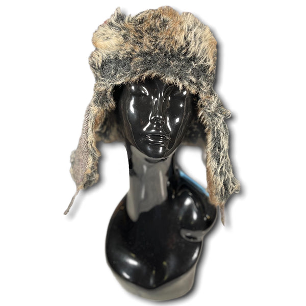 Faux Fur Brown Trapper Hat (S-M)